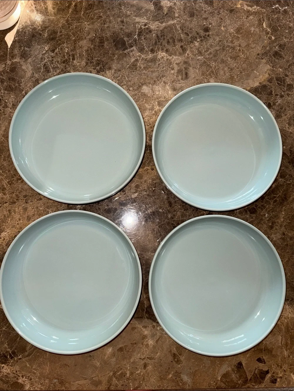 LE CREUSET COUPE SOUP PLATE SEA SALT, Set of 4